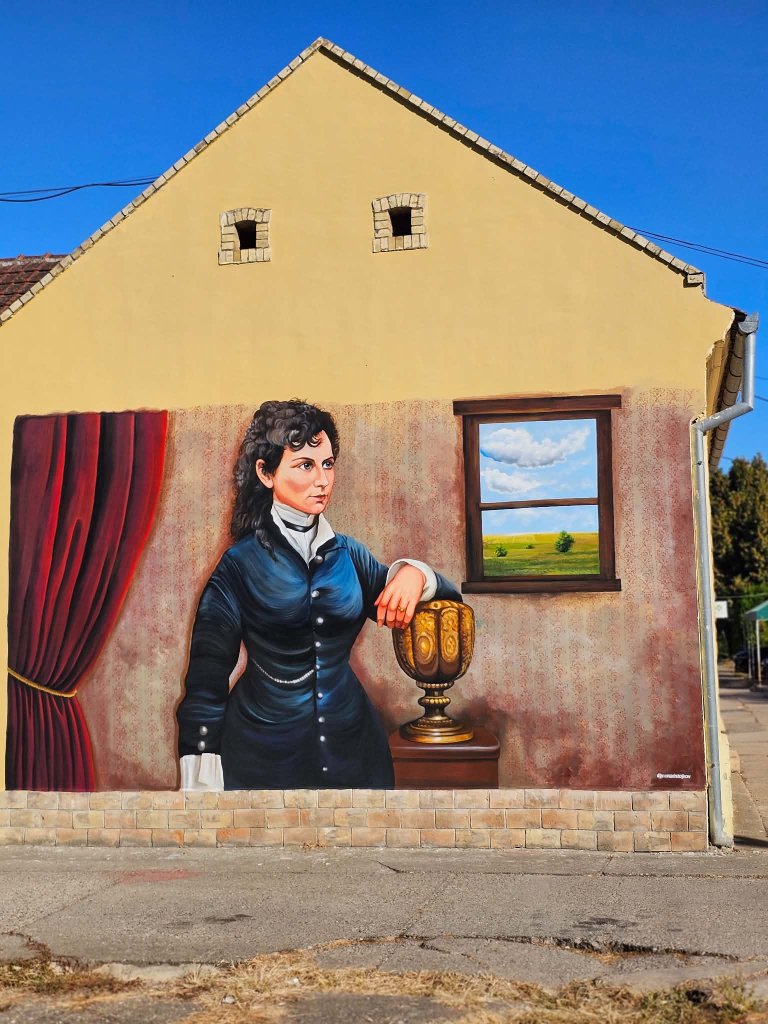 Književnica Draga Gavrilović dobila mural u Srpskoj Crnji